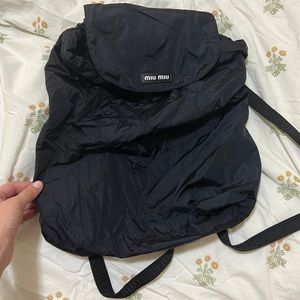 foldable miu miu bag